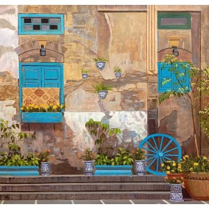 S. M. Fawad, 24 x 24 Inch, Oil on Canvas, Realistic Painting, AC-SMF-267 S. M. Fawad, 24 x 24 Inch, Oil on Canvas, Realistic Painting, AC-SMF-267